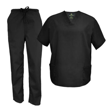 2020-Unisex V Neck Scrub Set