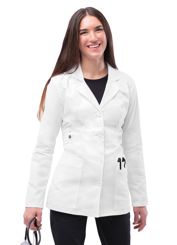 Women's 28" Tab-Waist Lab Coat