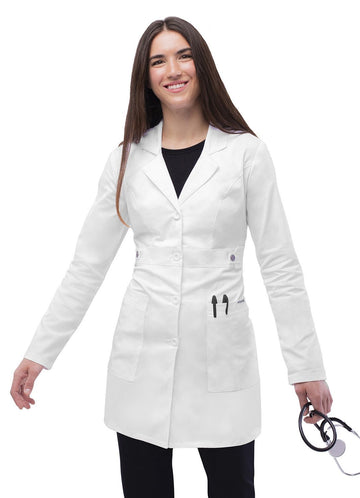 Women's 36" Tab-Waist Lab Coat