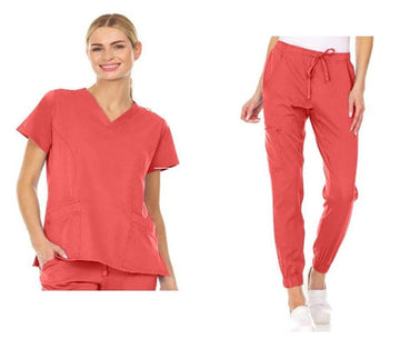 2075-4 Way Stretch Jogger Sets-Fashion Colors