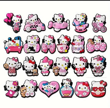 Charms de cocodrilo de Hello Kitty