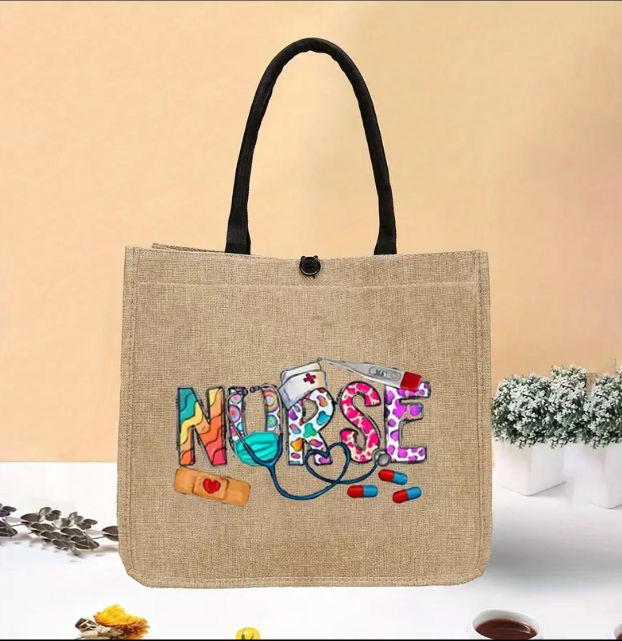 Nurse Canvas Tote Bag