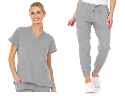 2075-4 Way Stretch Jogger Sets-Fashion Colors