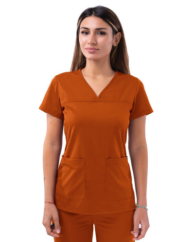 Women’s Sweetheart V-neck Scrub Top