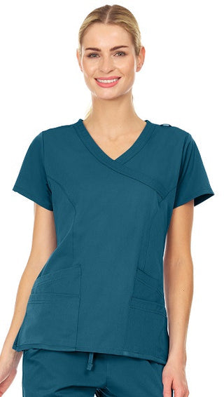 2099-Licensed Stretch Scrub Top XS-3X