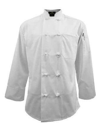 2072-Knot Button Chef Coat XS-5X